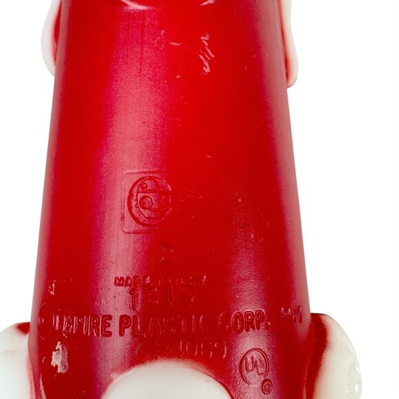 Empire Blow Molds Small NOEL Candles Set of 2 Vintage 1970 No Lights 13 Inch - Picture 7 of 7